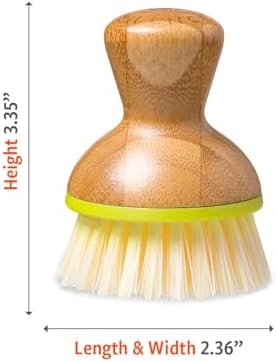 Full Circle Bamboo Dish Brush Ergonomic Design