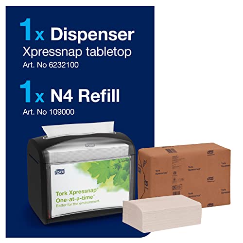 Tork Xpress-nap Tabletop Napkin System Starter Pack - Black N4