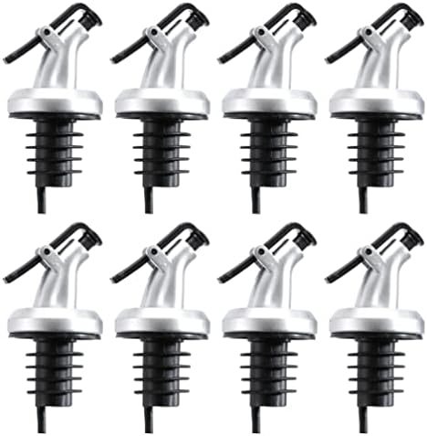Luxshiny 8pk Oil Bottle Stopper Soy Sauce Dispenser Whiskey Decanter