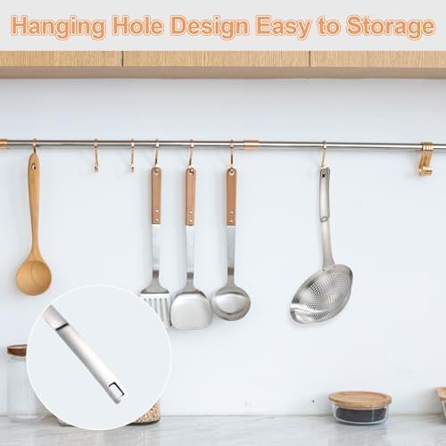 Heavy-Duty 145 Stainless Steel Skimmer Spoon for Cooking Frying