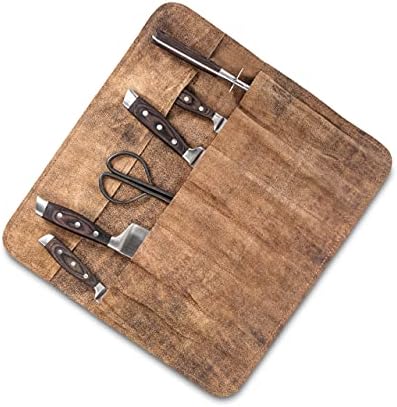 Knife Roll Bag with 7 Slots for Chefs Knives
