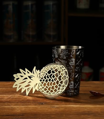 Cocktail Geek Pineapple Design Cocktail Strainer