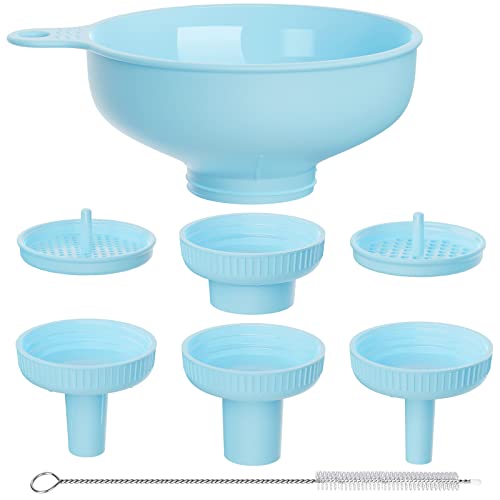 Wide Mouth Versatile Funnel Set for Kitchen Use