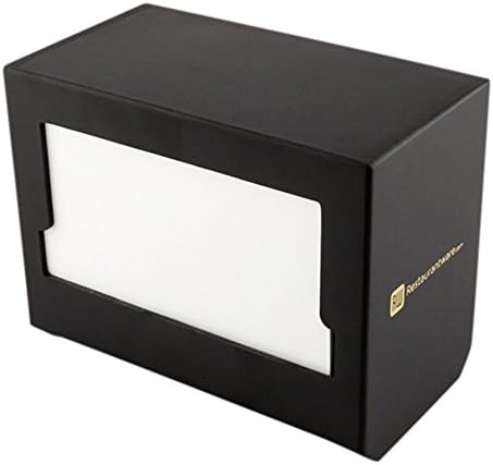 Stylish Black Wooden Napkin Dispenser