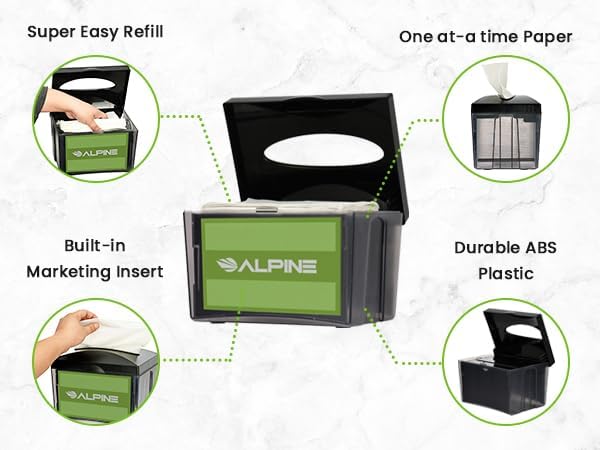 Alpine Industries - Tabletop Napkin Holder for Restaurants