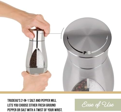 Trudeau 2-in-1 Salt and Pepper Mill