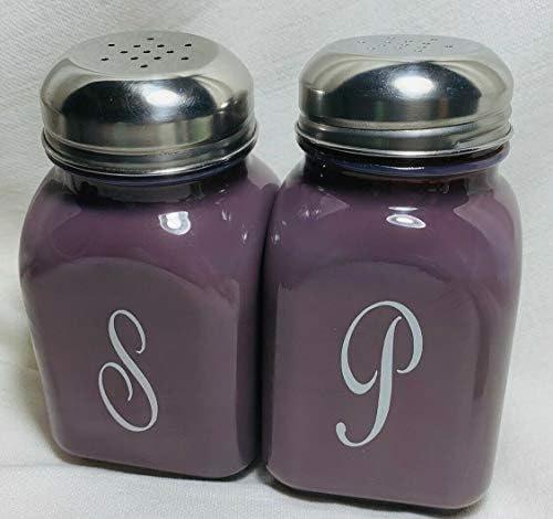 Salt Pepper Shaker Set Square Stove Top American Made