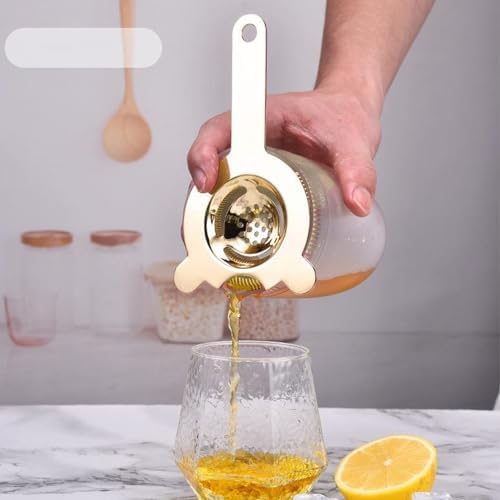 Stainless steel cocktail strainer by Generic