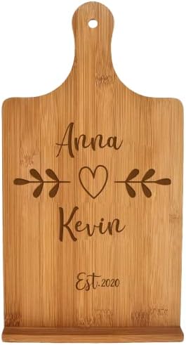 Custom Bamboo Chefs Easel Stand Eco-Friendly Cooking Gift