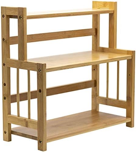 Sorbus 3-Tier Bamboo Spice Storage Organizer