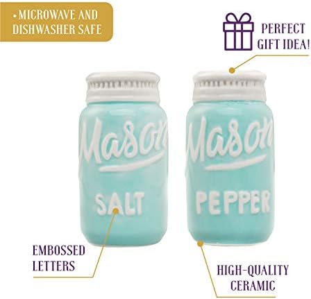 Rustic Salt Pepper Shakers Set
