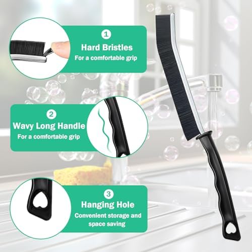 Super Durable Crevice Brush for Small Space Cleaning