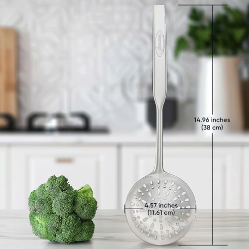 Stainless Steel Skimmer Spoon Durable Kitchen Tool from Newness