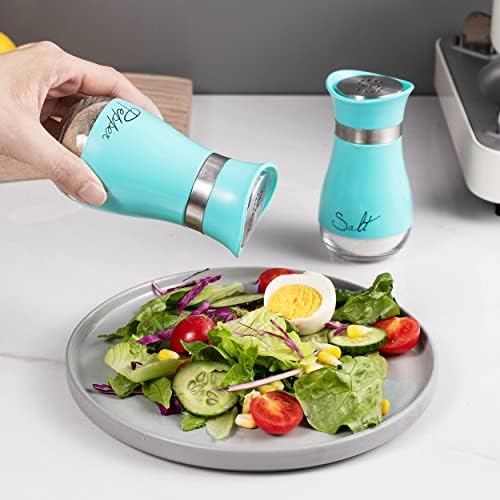 Lonffery Salt and Pepper Shakers Set of 2 Turquoise