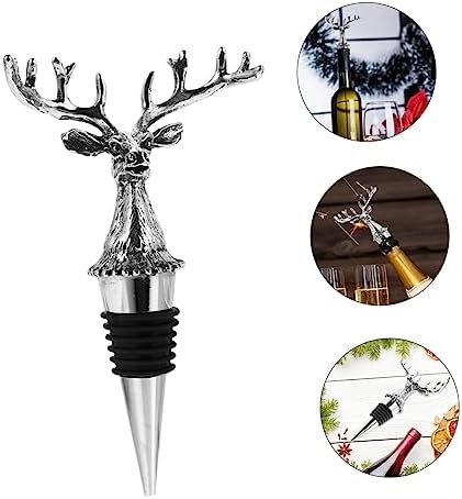 Elegant Deer Head Wine Bottle Stopper