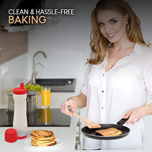 Pancake Batter Dispenser Red