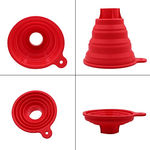 KongNai Silicone Collapsible Funnel for Canning