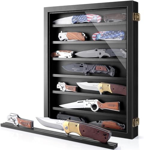 ULTRGEE Wall Mounted Knife Display Case
