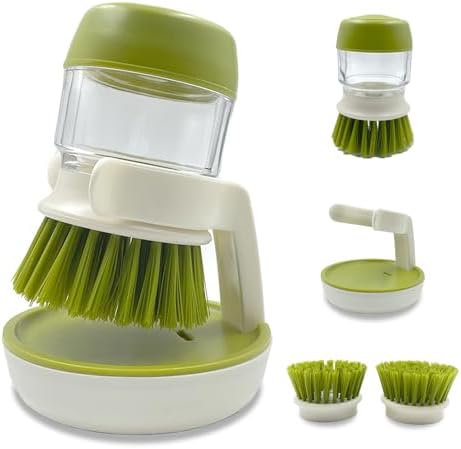 Efficient Cleaning Dispenser Brush for Easy Kitchen Use