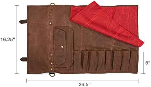 Dickies Chef Knife Roll Bag Portable Organizer Cutlery Storage Roll
