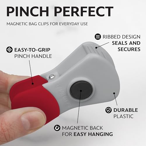 Disney Magnetic Chip Clips 6-Pack Bag Clips for Pantry Fridge