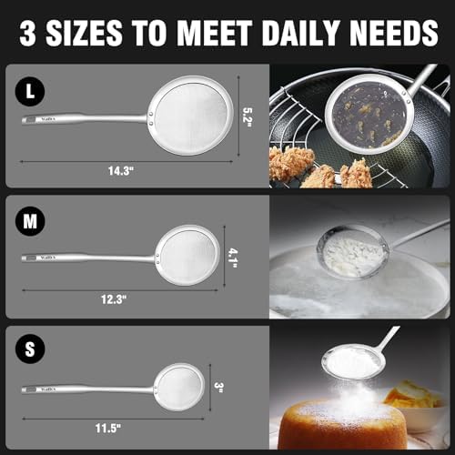 3-in-1 Stainless Steel Fat Skimmer Set for Cooking