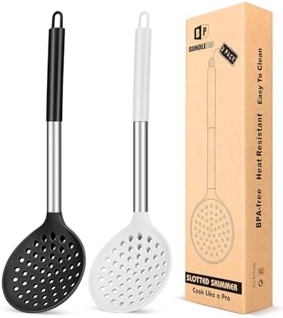 Premium Kitchen Ladle Strainer Set for High Heat and Easy Cooking