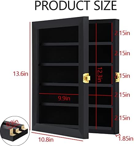 Professional Display Case for Pocket Knives Anti-UV Protection Easy to Move