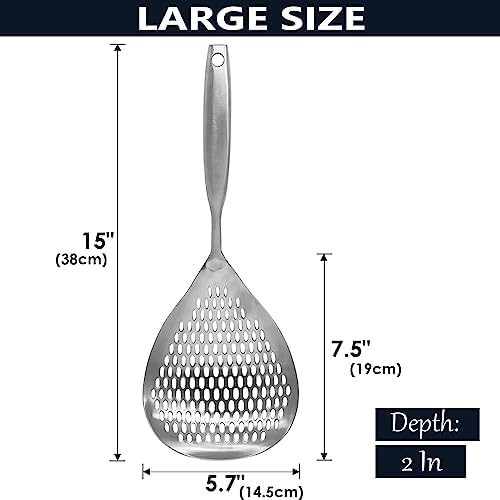 KAYCROWN304 Stainless Steel Skimmer Spoon