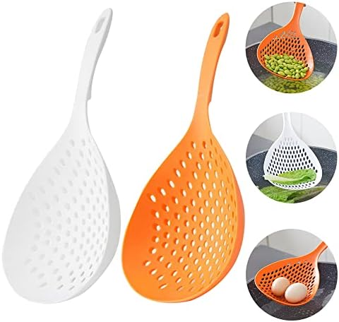 High-Quality 2-Piece Strainer Scoop for Kitchen Heat-Resistant Durable