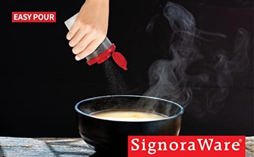 SIGNORA WARE Salt Pepper Shakers Set - Essential Camping Accessories