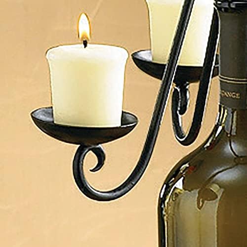 Elegant Candelabra Bottle Topper Set for Wine Lovers