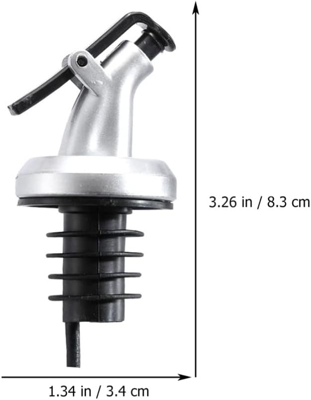 Luxshiny 8pk Oil Bottle Stopper Soy Sauce Dispenser Whiskey Decanter