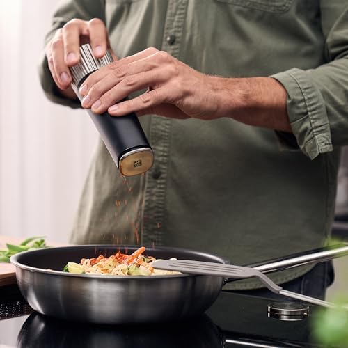 ZWILLING Spices Upside-Down Manual Spice Mill Set Black Ivory