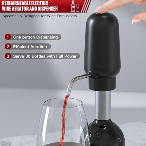 Electric 4-in-1 Wine Opener Set
