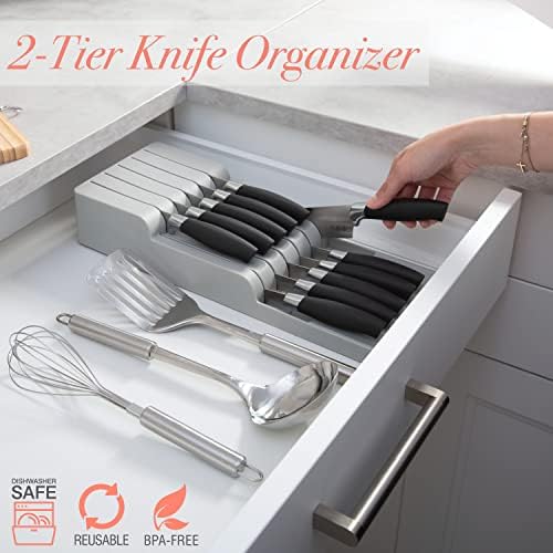 Space-Saving Knife Organizer for Kitchens