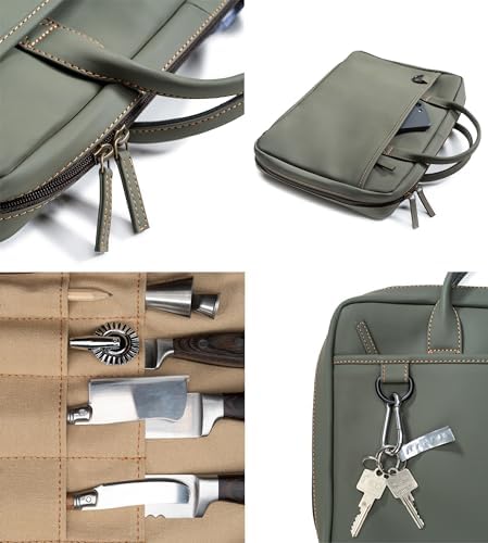 Angus Stoke XXL Chefs Knife Case with Water-Repellent PU Leather