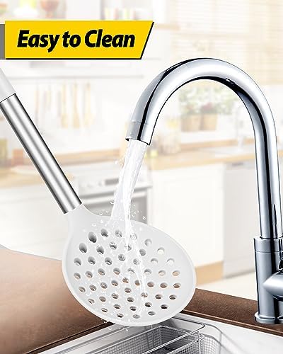Premium Kitchen Ladle Strainer Set for High Heat and Easy Cooking