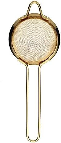The Perfect Gold-Trimmed Cocktail Strainer