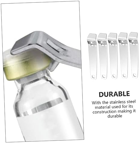 Cabilock 5pcs Stainless Steel Bottle Openers
