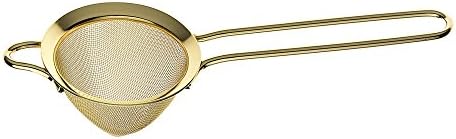 The Perfect Gold-Trimmed Cocktail Strainer