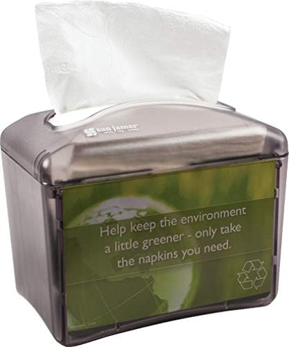 San Jamar Venue Napkin Dispenser Black 200-250 Napkins