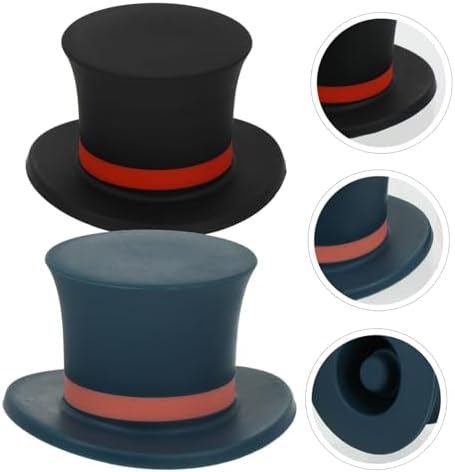 FUNOMOCYA 2pcs Hat Shape Wine Stoppers