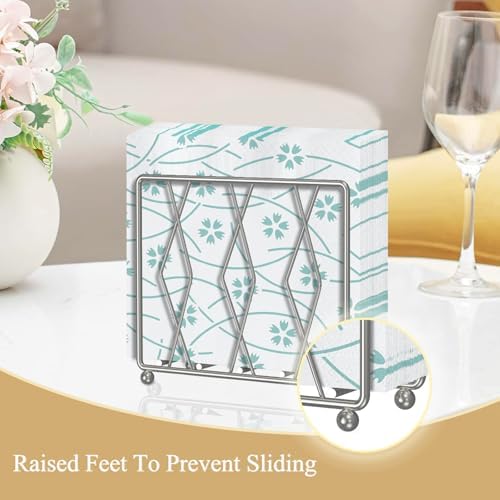 Modern Metal Napkin Holder Silver