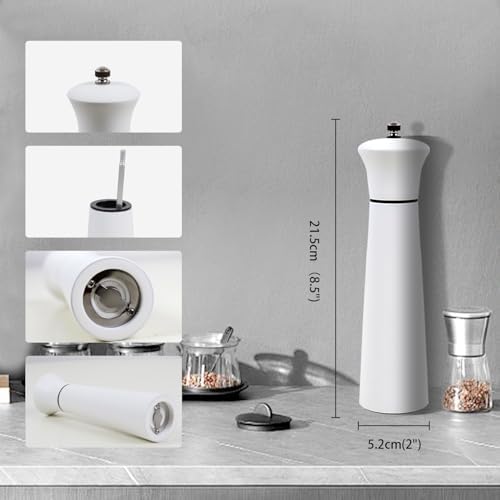 Stylish Handmade Salt Pepper Mill Set