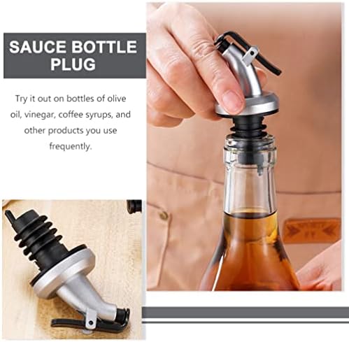 Luxshiny 8pk Oil Bottle Stopper Soy Sauce Dispenser Whiskey Decanter
