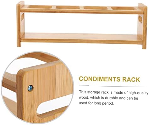 FELTECHELECTR Durable 500ml Condiment Holder No Burrs Kitchen Organizer