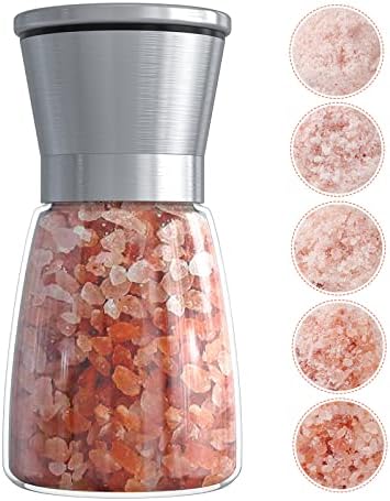 Stainless Steel Salt or Pepper Grinder with Adjustable Ceramic Blades
