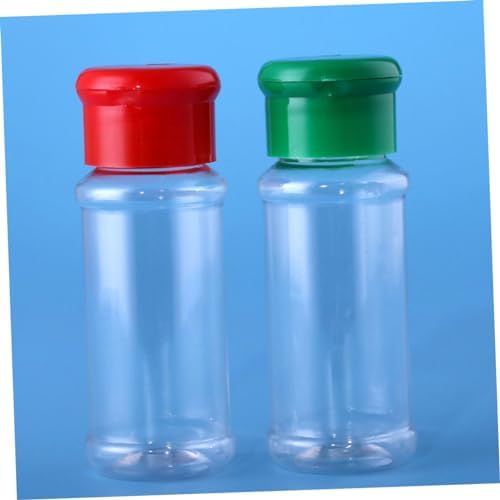 VINTORKY 24-Piece Green Plastic Seasoning Bottle Set