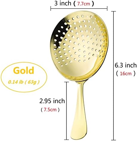 Stainless Steel Cocktail Strainer Durable Ergonomic